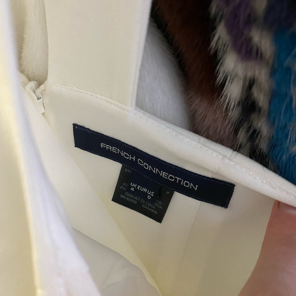 French Connection White Mini Dress